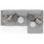 Méridienne 2 pièces avec coussins de siège Stafford et coussins décoratifs Stafford-727234877-727234876