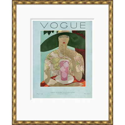 Vogue Cover, Interior Decoration, Harriet Meserole, August 1, 1926 Print by Harriet Meserole