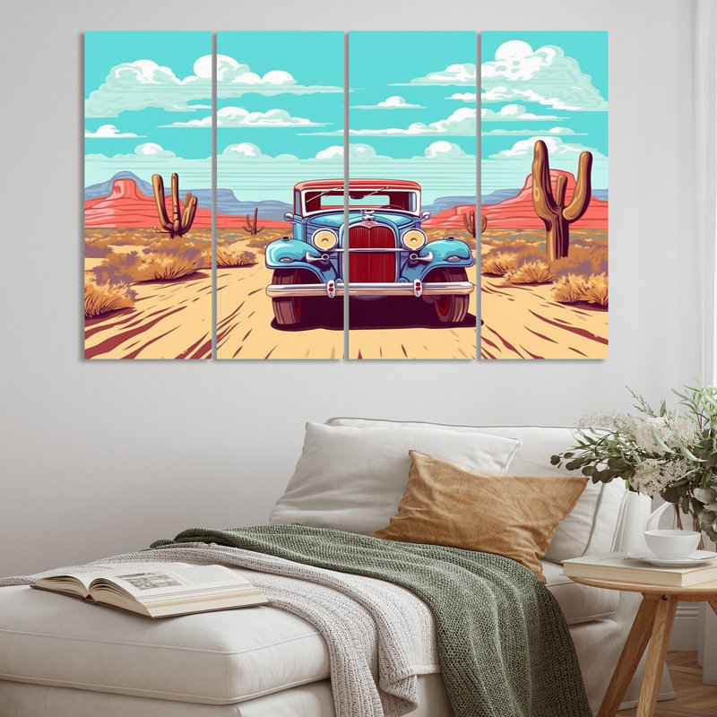 Rustic Transportation Wall Decor on Metal
