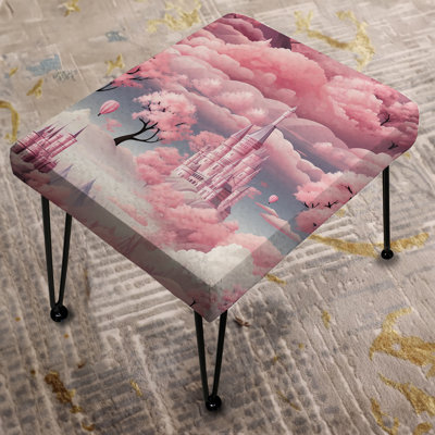 Fairytale Castle For Kids Bedroom - Kids Bedroom Rectangle Ottoman