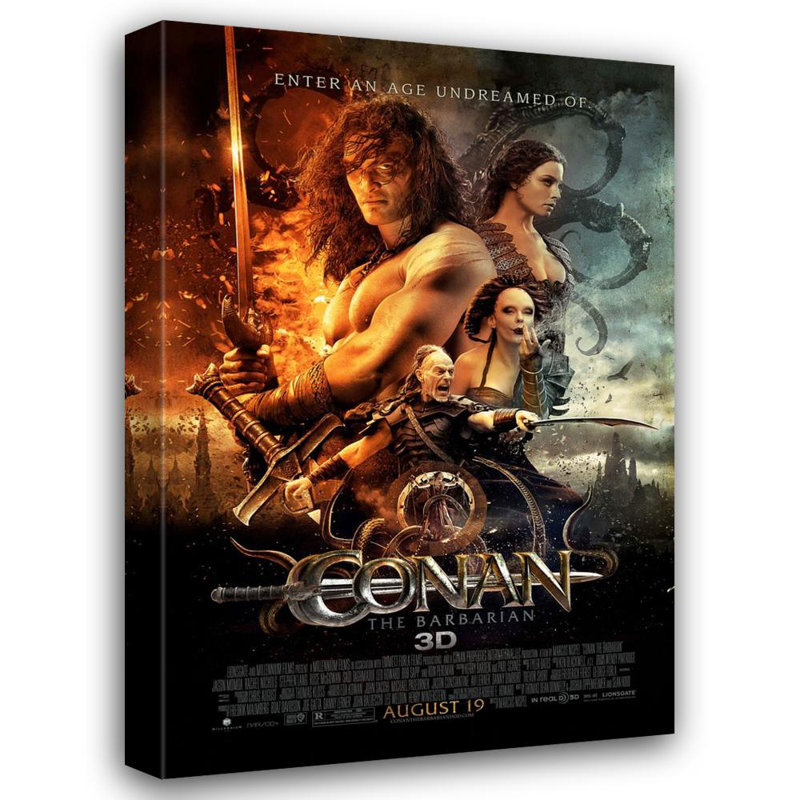 Conan the Barbarian, 48" H x 32" W