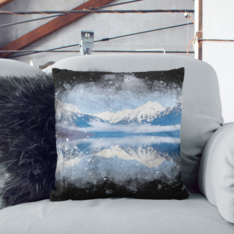 Square Cushion, 40cm H x 40cm W x 15cm D, Black