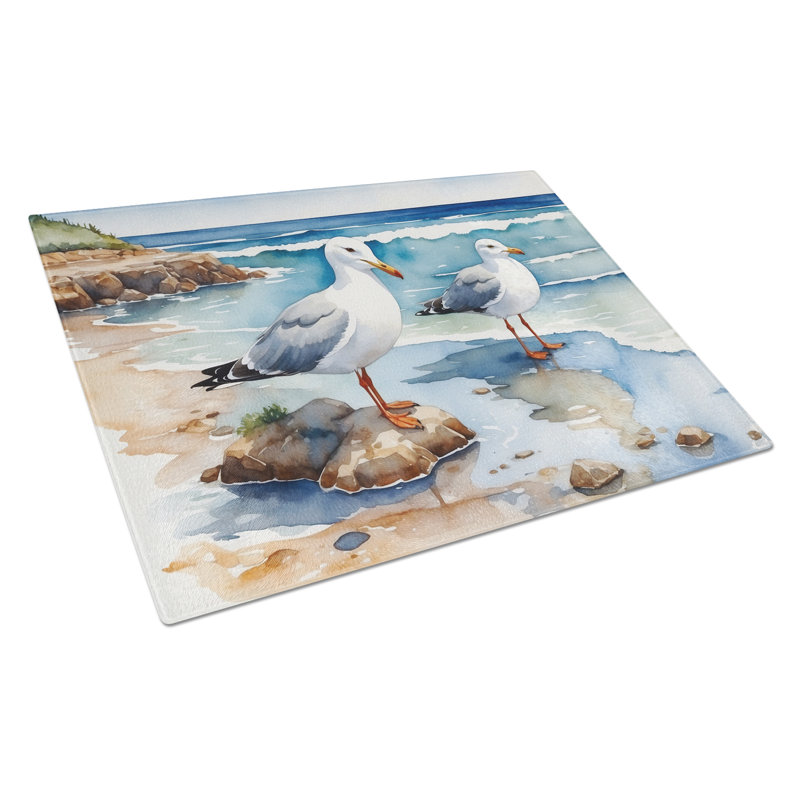 Planche à découper en verre Gulls
