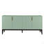 Armoire de rangement Buffet avec 4 portes pour le couloir, le vestibule, le salon et la tablette réglable-1086553491
