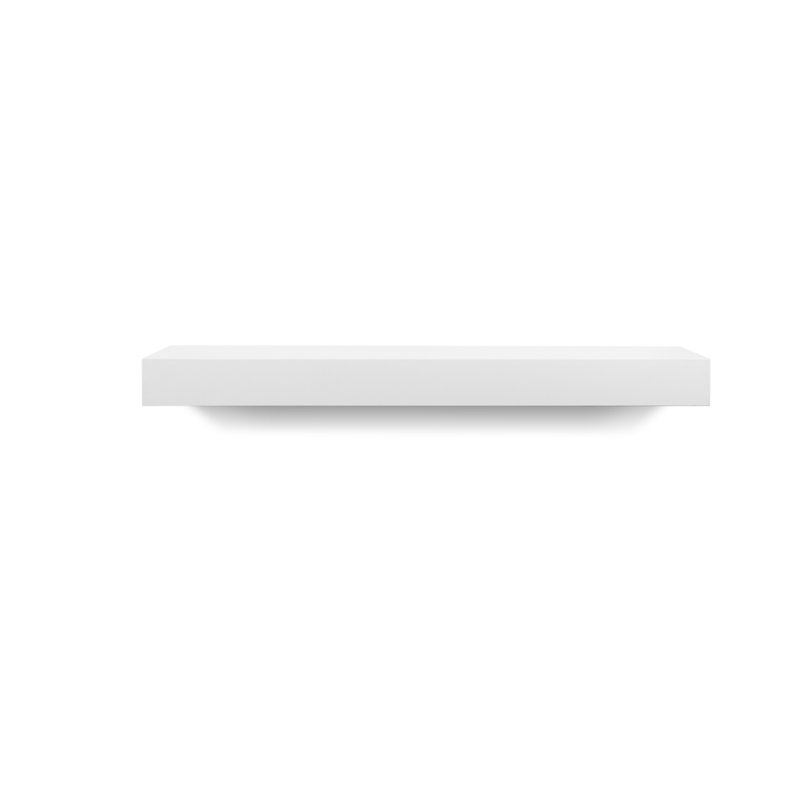 Balda Floating Shelf, 2'' H x 24'' W x 9'' D, Pure White
