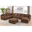 Canapé modulaire en cuir à large assise modulaire-131519493-131519494