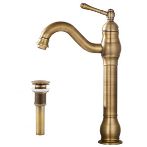 Vessel Sink Bathroom Faucet with Drain Assembly (similar to stock photo)