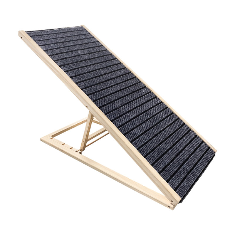 Très large rampe réglable pour animaux de compagnie - antidérapante, pliable, supporte les chiens de 80 lb, épargne de l'Action de grâce, offre du vendredi noir
