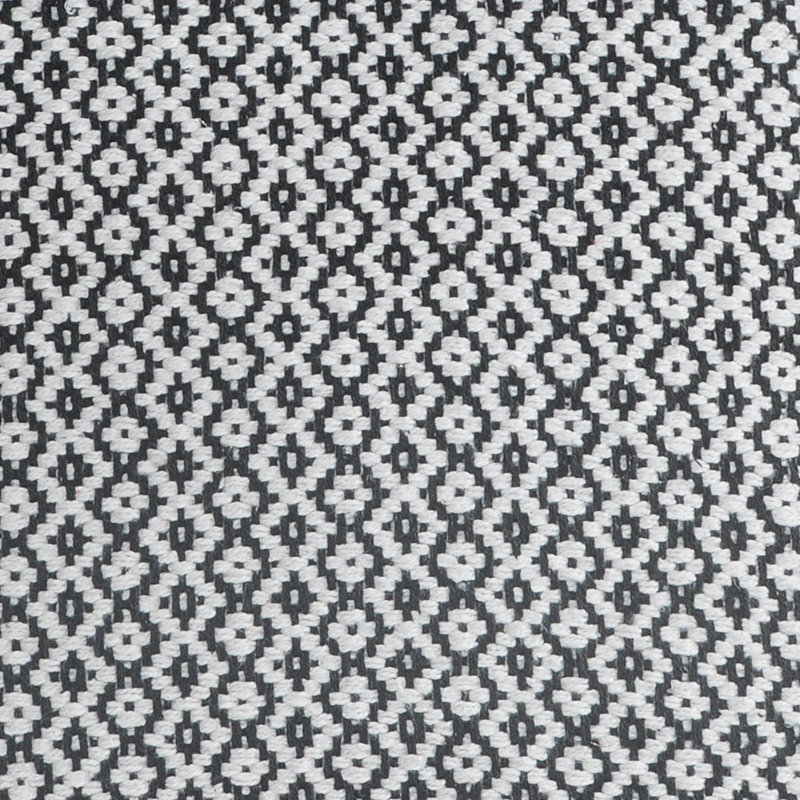 Coussin en coton, Noir, Housse de coussin seulement - sans coussin