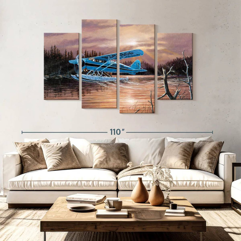 Mehar Rainy Lake Float, 54" H x 84" W