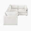 Canapé modulaire en chenille 4 pièces 103,5 po Calder