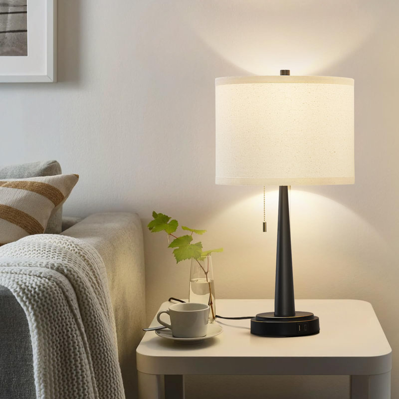 Lampe de table USB en métal Britta