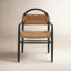 Chaise avec accoudoirs en bois massif Kashmir-980238155-980238154