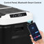  60L Large Portable Car Refrigerator, Dual Zone Camping Fridge Freezer with USB Charging, App Control