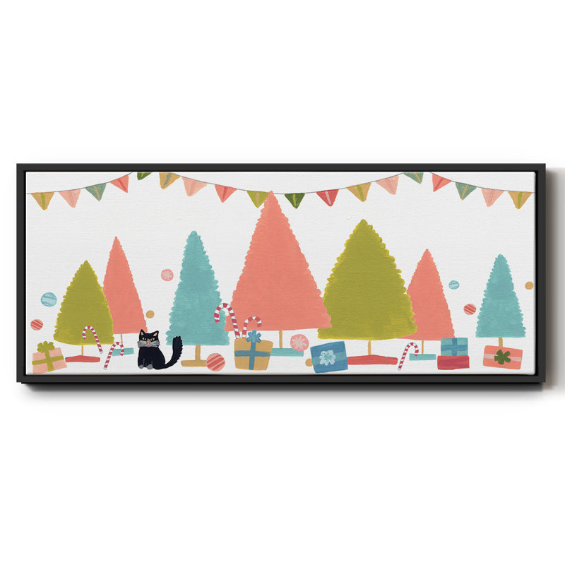 Toile encadrée, collection Retro Retro Celebration, H 12 po x l 30 po