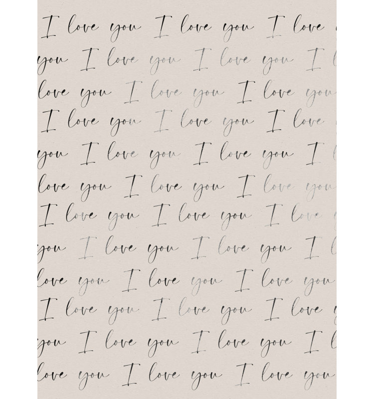 Love's Repetition Print, 32 × 48, Framed Print, Brown