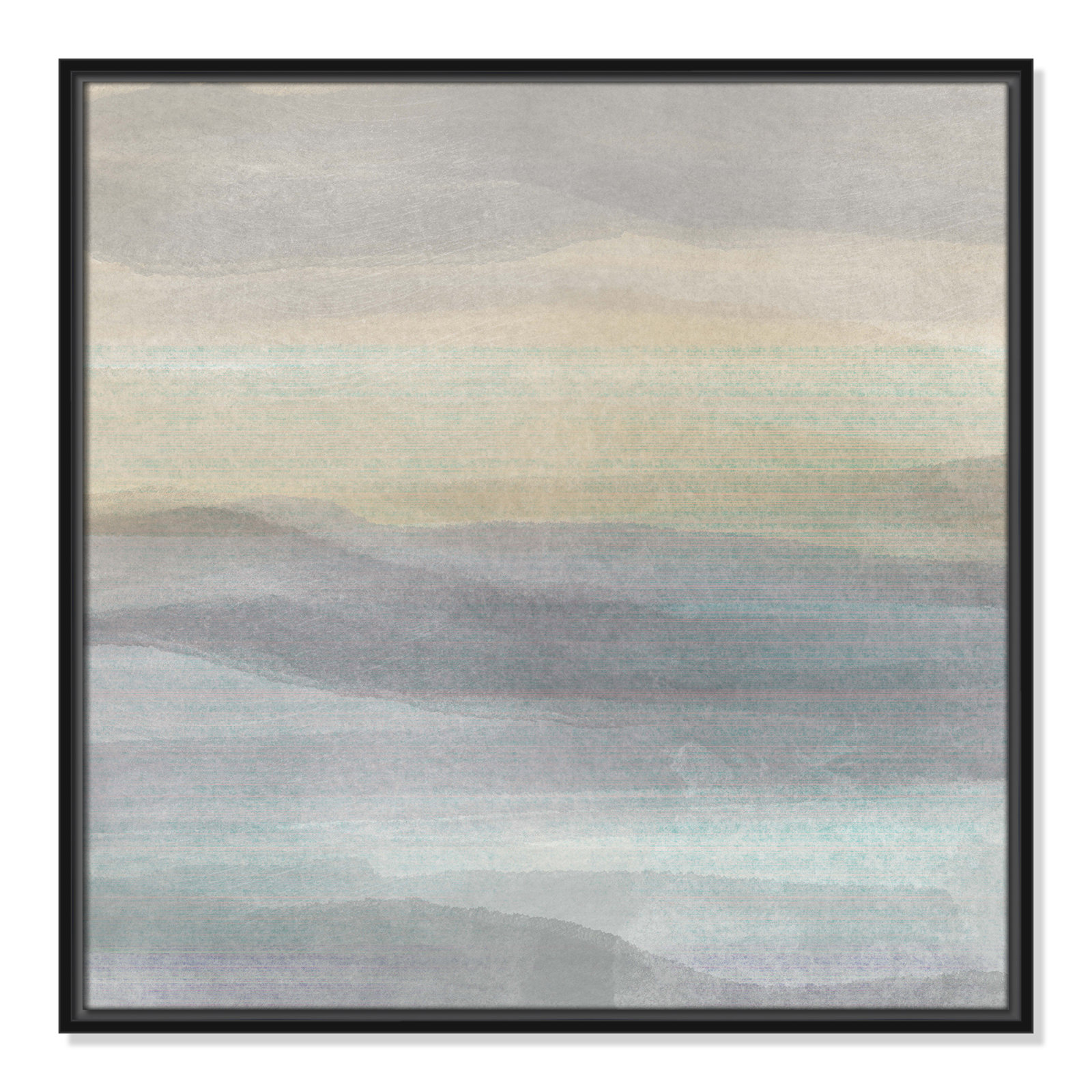 Finnian "Concept of Life" Print, Black, 25.5" W x 25.5" H