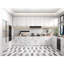 Armoire murale à double porte avec tablettes réglables pour la cuisine, la buanderie et la salle de bain - l 24 po x P 36 po, bois laqué blanc, tiroir, charnières à fermeture en douceur, 2 portes faciles à nettoyer et salle de bain design, clic,