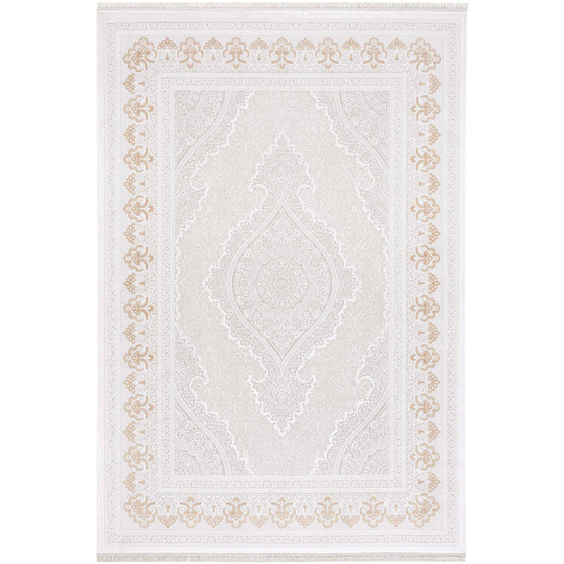 Tencel Oriental Indoor Rug, Rectangle 6'7" x 9'7"