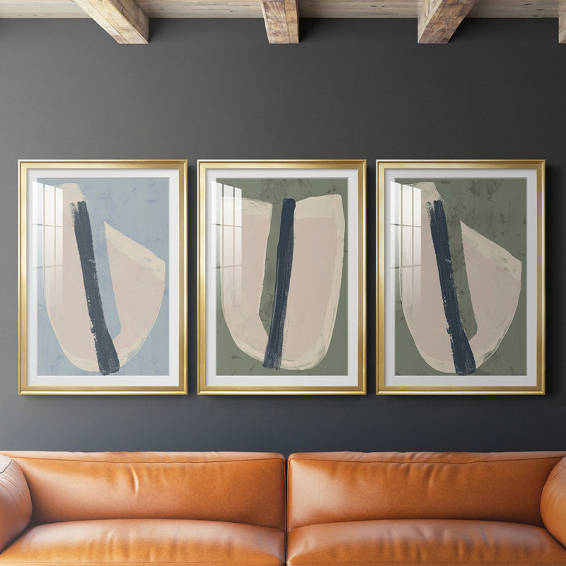 «Paper Slice II», reproduction encadrée de qualité supérieure - prête à être accrochée, H 24,5 po x l 37 po x P 2,5 po