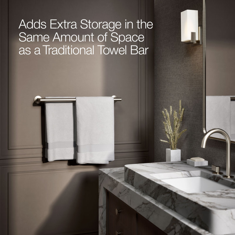 Components™ Double Towel Bar, Vibrant Brushed Nickel