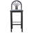 Jevhen Upholstered Counter Stool with Metal Frame