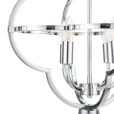 Amine 4 - Light Geometric Chandelier