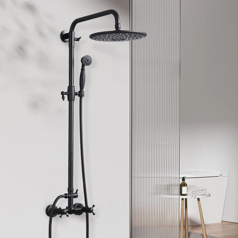 Wall-Mounted Exposed Shower System，Complete Shower System with Shower Valve