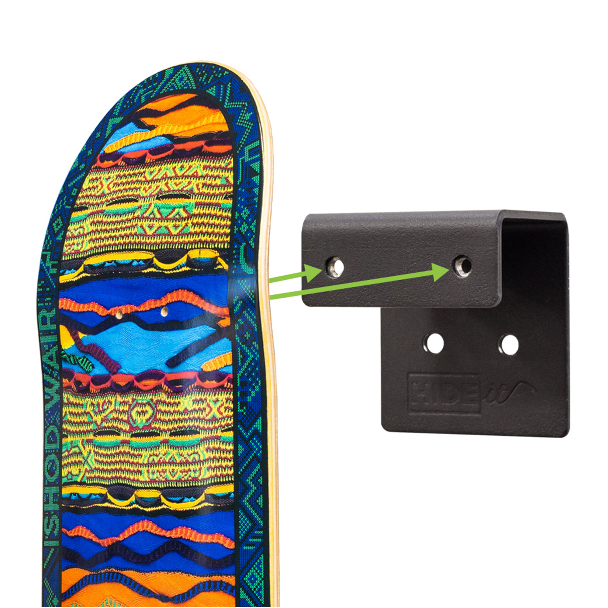 Buy SKATE HOME Skateboard-Themed Coat Rack Wall Hanger 2