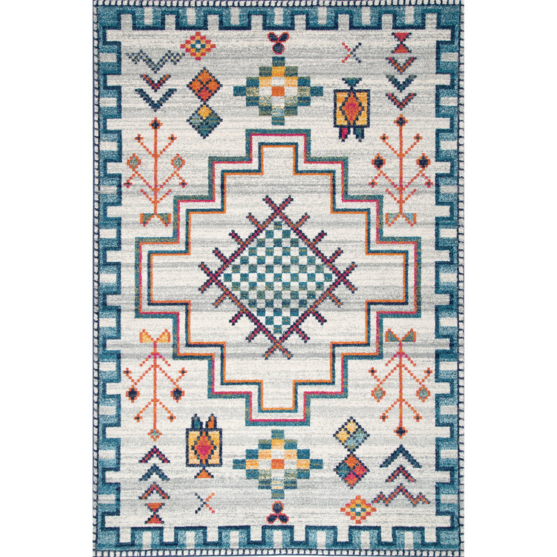 Oconee Southwestern Indoor Rug, Rectangle 5' x 7'5"