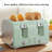 OVENTE Electric 4-Slice Toaster Machine with 6-Shade Selector Setting, Cancel Button, Defrost Function, Crumb Tray, 1400W Power and Wide Slots for Bagels, Waffles and Puff Pastry, Light Blue TS4410LBL