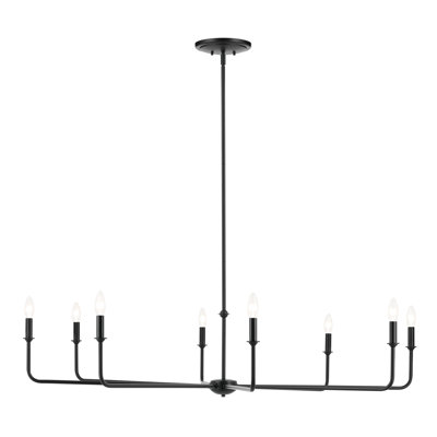 Lustre rond 52 lumières XL 52 "avec abat-jour en lin blanc