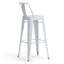 Rayne - Tabouret de bar en métal 30 po (ensemble de 2) - Blanc-1990478537-1990478536