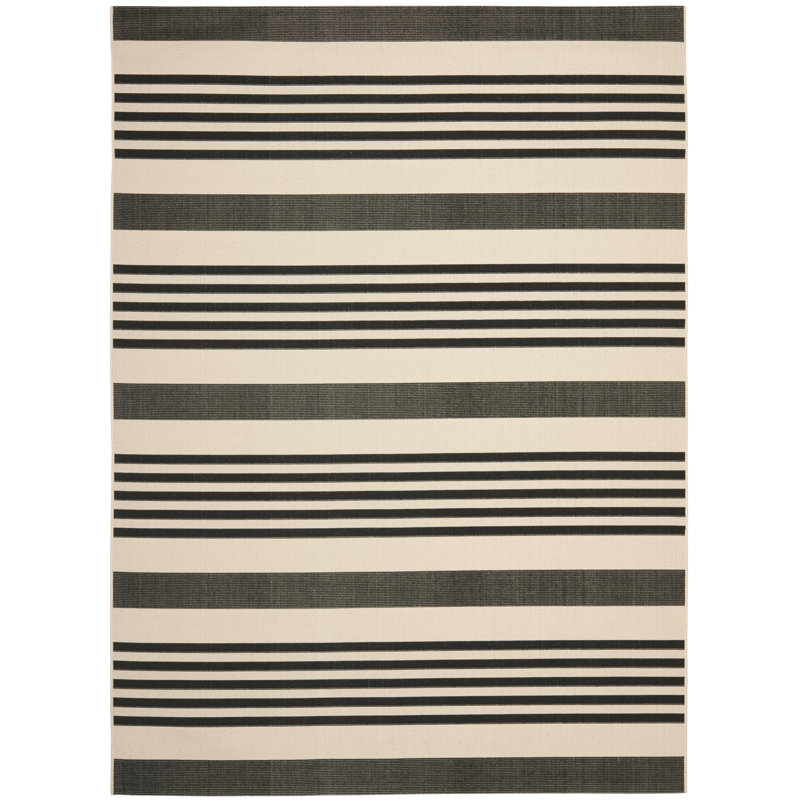 Candelo Performance Striped Indoor/Outdoor Area Rug, Rectangle 10' x 14'