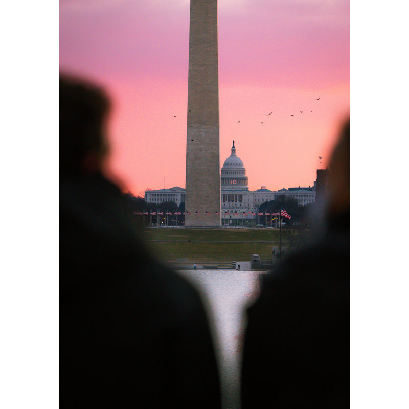 Friendly Sunrise Print by Angela Pan, 32" H x 24" W, Wrapped Canvas