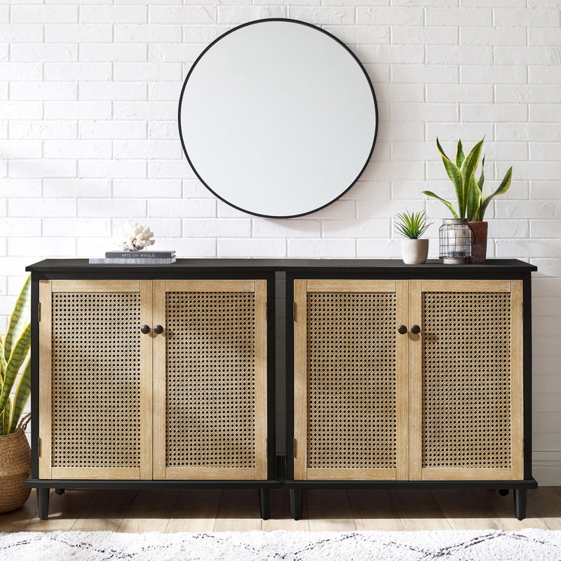 Rothsville TV Stand for TVs up to 55", Blackbrowm