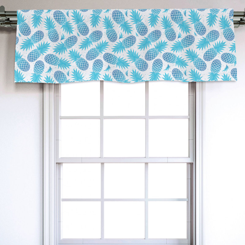Sateen Ruffled Window Valance