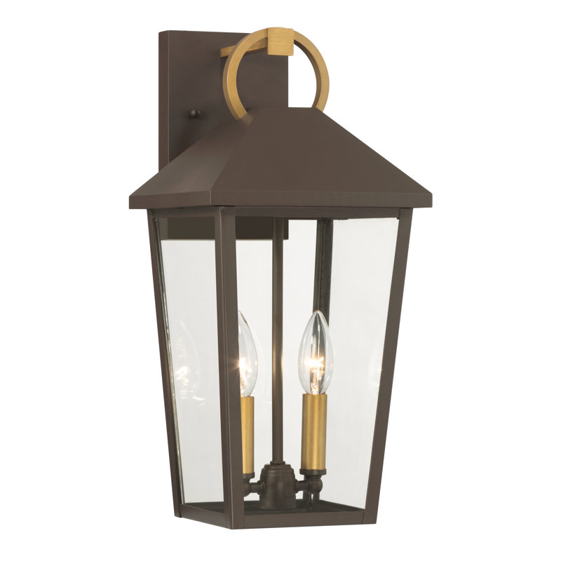 Lanterne d'extérieur 2 lumières Bayra 17 "de haut