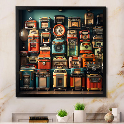 Nostalgic  jukebox Tunes 2 - Jukeboxes Wall Art