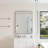 Rectangular Wall  Mirror Metal Framed