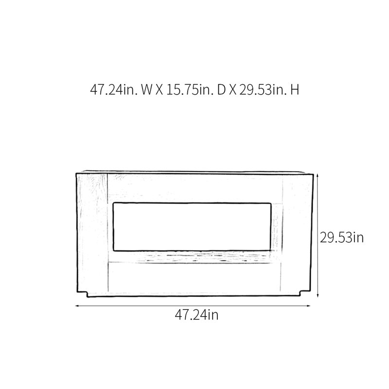 Retro Minimalist Console Table