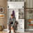 Modern Wood & White Hall Tree with Bench – 5-in-1 Entryway Storage Organizer