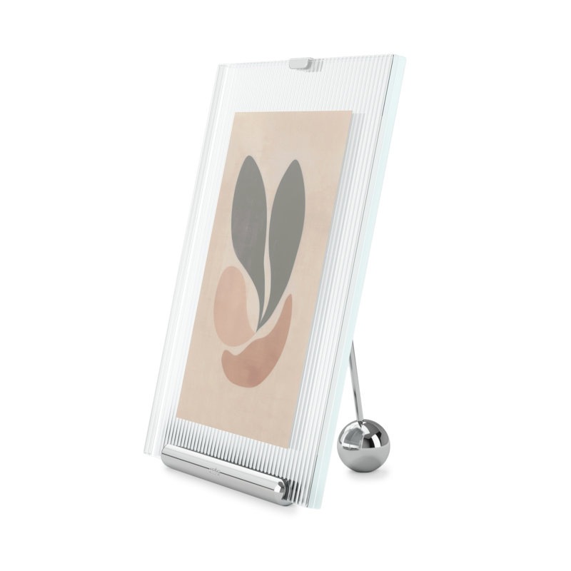 CADRE D'IMAGE FLUTE 4X6 / 5X7, Chrome chrome