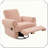 Manual Swivel Rocker Recliner Sofa Adjustable Backrest Living Room Bedroom Nursery Functional Comfortable Stylish-457393924
