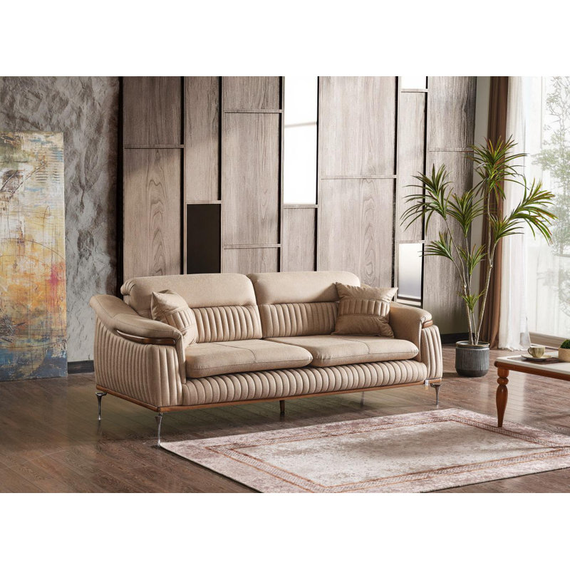 Causeuse Ahsen, Beige