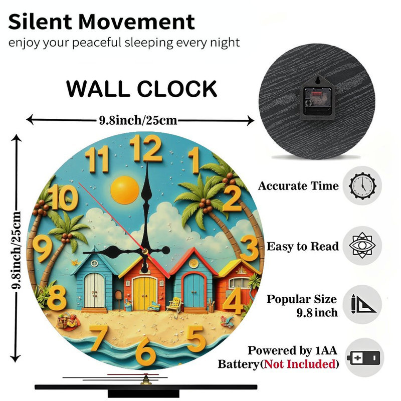 Horloge murale 9,84 "