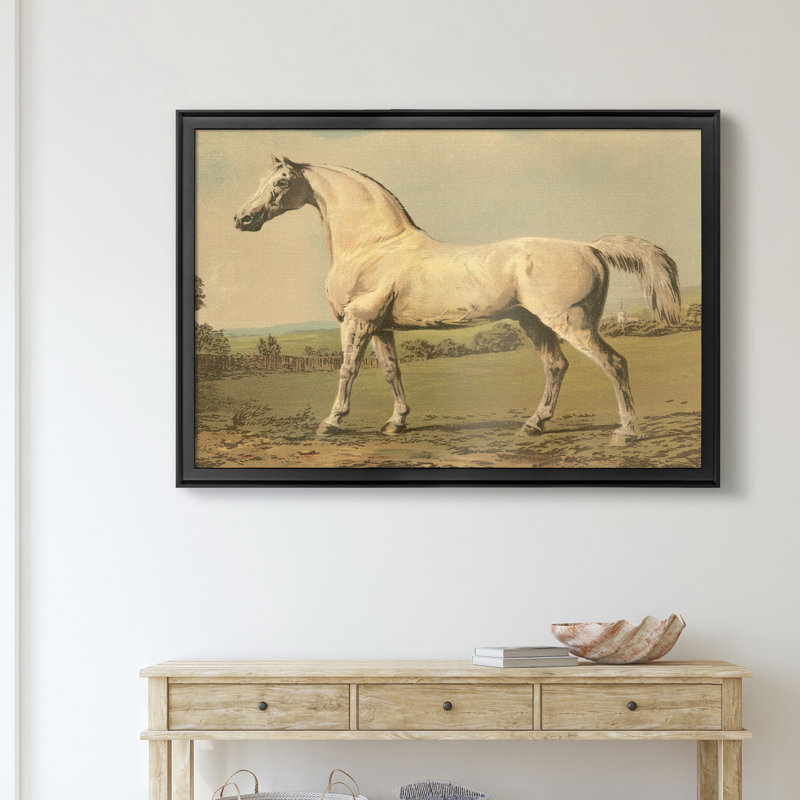 «Cassells Thoroughbred II», impression sur toile encadrée, Noir, H 18,5 po x l 24,5 po x P 1,5 po