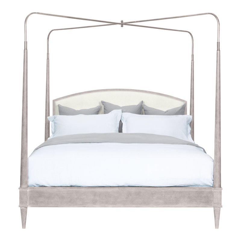 Anderkit Upholstered Canopy Bed, Kempsey Sheepskin, Navajo