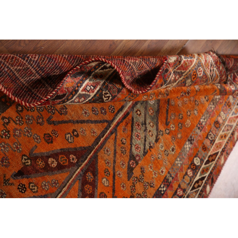 Antique Vegetable Dye Traditional Rug 4x6