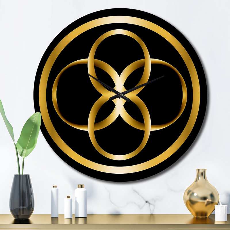 Belisario - Modern Geometric Wall Clock, Large